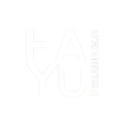 Logo Hayu agencia creativa blanco en fondo transparente